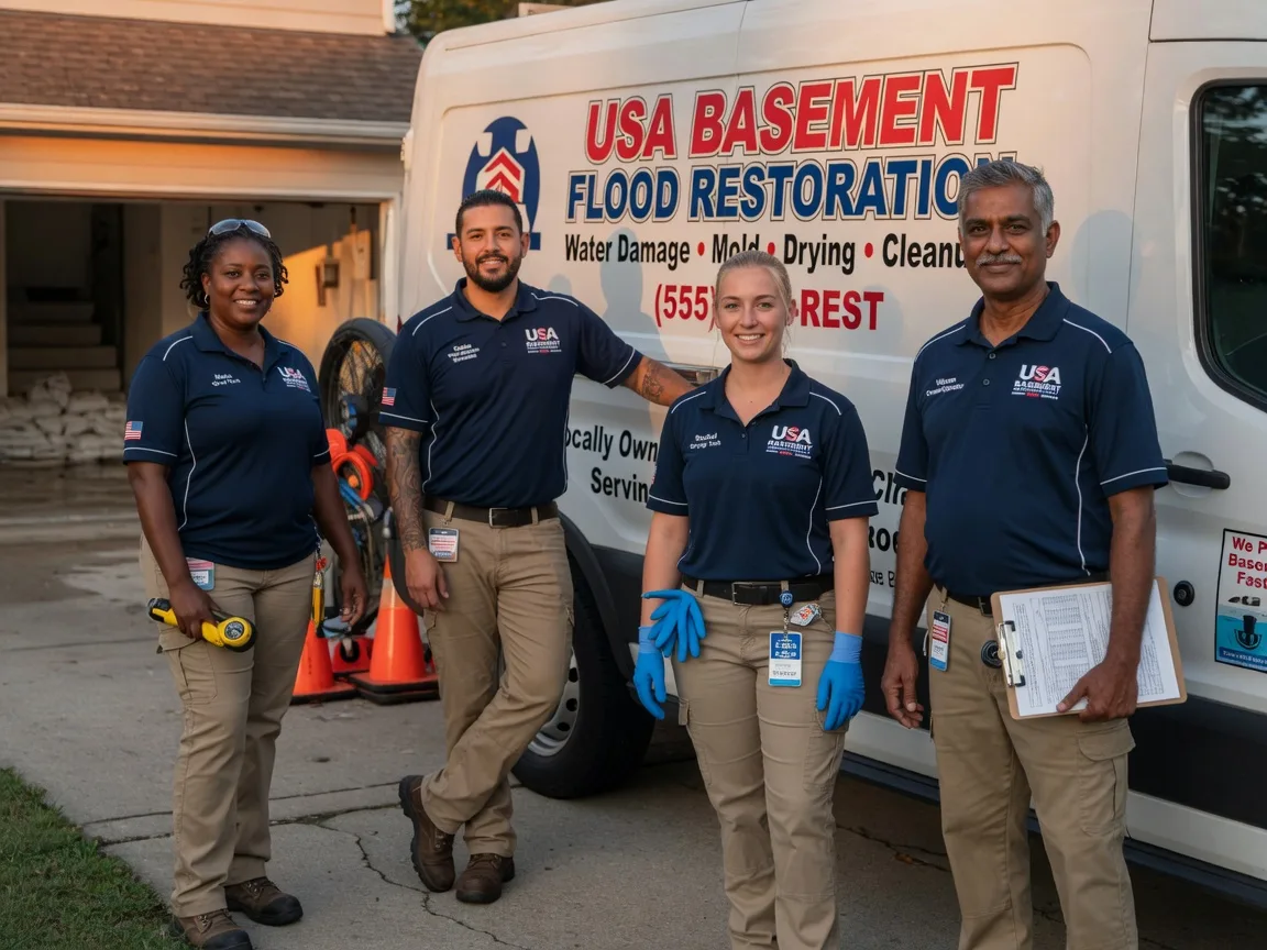 Basement Flood Cleanup company in Austinville, IA