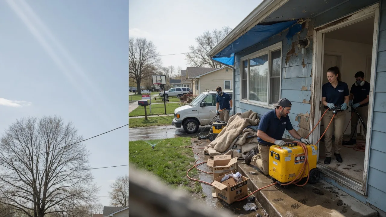 Basement Flood Cleanup in Austinville, IA near me